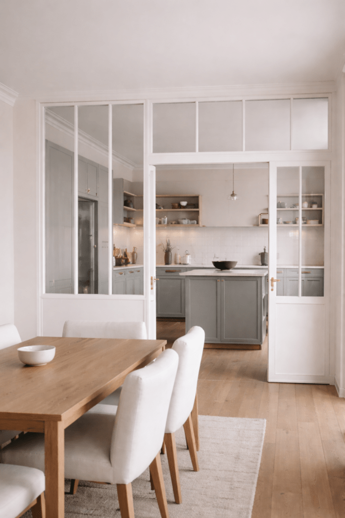 Verrière intérieur style minimaliste